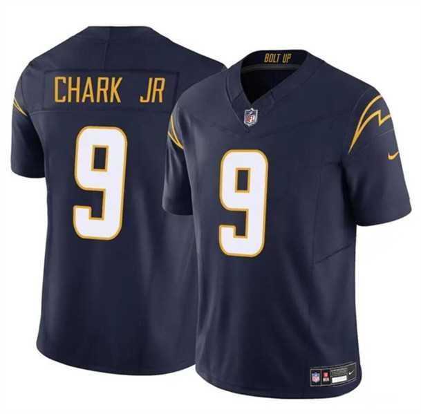 Men & Women & Youth Los Angeles Chargers #9 DJ Chark Jr Navy 2024 F.U.S.E. Vapor Limited Stitched Jersey